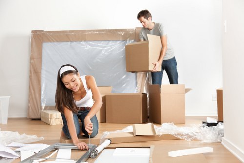 Professional packing support for a Mayfair home move