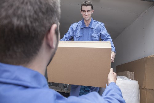 Removal van service for a Mayfair property move