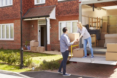 Office removals planning in a Mayfair business district