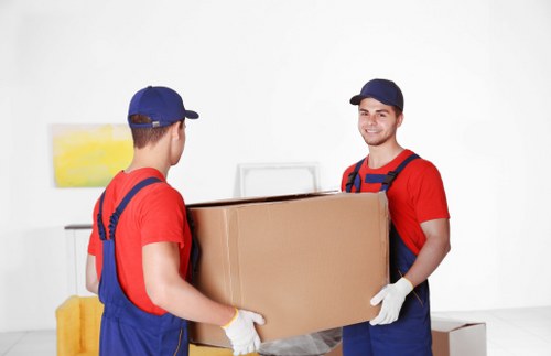 Removal team assisting a residential move in Mayfair with careful planning