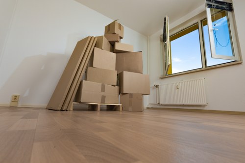 Van loading support for furniture and boxes in Mayfair