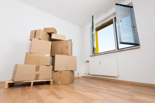 Packing and furniture protection for a Mayfair apartment move